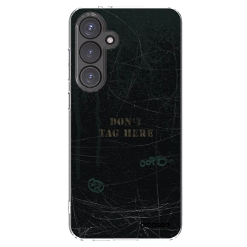 Picasee διαφανής θήκη σιλικόνης Samsung Galaxy S24 FE S721B - DON´T TAG