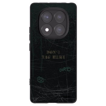 Picasee Μαύρη θήκη σιλικόνης για Xiaomi Redmi Note 14 Pro+ 5G - DON´T TAG