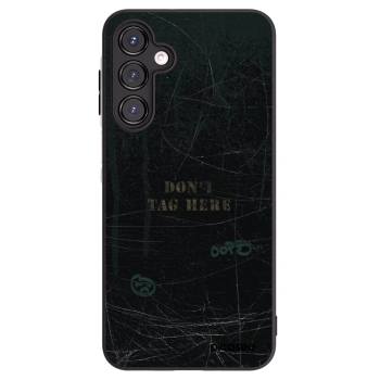 Picasee Μαύρη θήκη σιλικόνης για Samsung Galaxy A16 5G - DON´T TAG