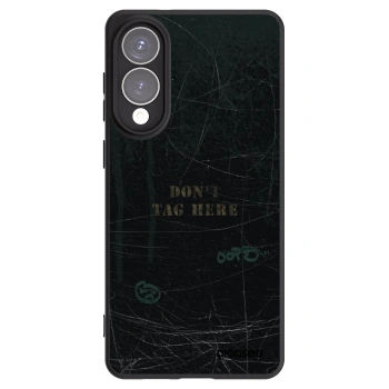 Picasee Μαύρη θήκη σιλικόνης για Samsung Galaxy S25 Edge 5G - DON´T TAG