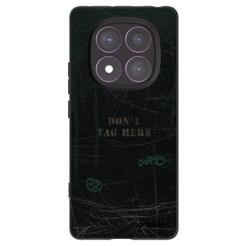 Picasee Μαύρη θήκη σιλικόνης για Xiaomi Redmi Note 14 Pro 4G - DON´T TAG