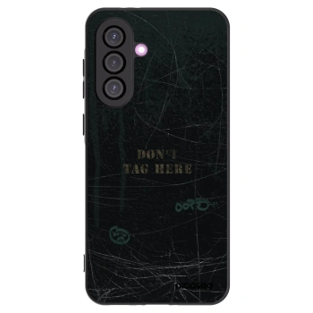 Picasee Μαύρη θήκη σιλικόνης για Samsung Galaxy A56 5G A566B - DON´T TAG