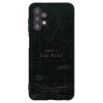 Picasee Μαύρη θήκη σιλικόνης για Samsung Galaxy A13 5G - DON´T TAG