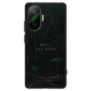 Picasee Μαύρη θήκη σιλικόνης για Xiaomi Poco F7 5G - DON´T TAG