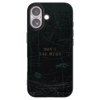 Picasee Μαύρη θήκη σιλικόνης για Apple iPhone 17 - DON´T TAG