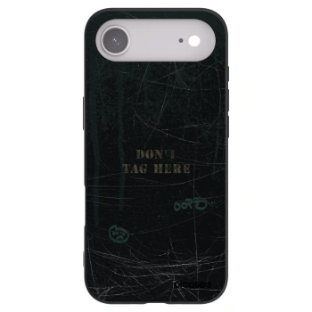 Picasee Μαύρη θήκη σιλικόνης για Apple iPhone Air - DON´T TAG