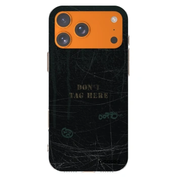 Picasee διαφανής θήκη σιλικόνης Apple iPhone 17 Pro Max - DON´T TAG
