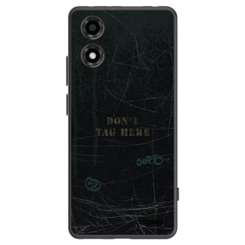 Picasee Μαύρη θήκη σιλικόνης για Motorola Moto E14 - DON´T TAG