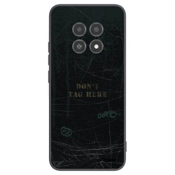 Picasee Μαύρη θήκη σιλικόνης για Realme 12X - DON´T TAG