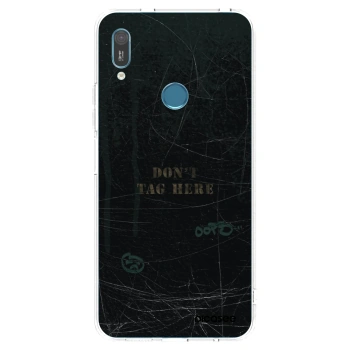 Picasee διαφανής θήκη σιλικόνης Huawei Y6 2019 - DON´T TAG