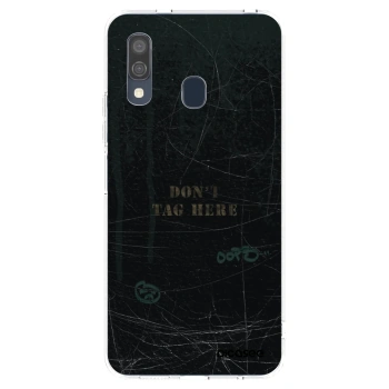 Picasee διαφανής θήκη σιλικόνης Samsung Galaxy A40 A405F - DON´T TAG