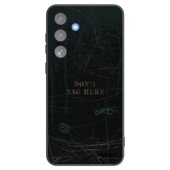Picasee Μαύρη θήκη σιλικόνης για Samsung Galaxy S25 FE 5G - DON´T TAG