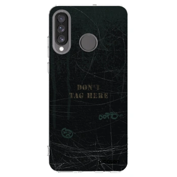 Picasee διαφανής θήκη σιλικόνης Huawei P30 Lite - DON´T TAG
