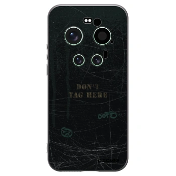 Picasee Μαύρη θήκη σιλικόνης για Xiaomi 17 Ultra - DON´T TAG