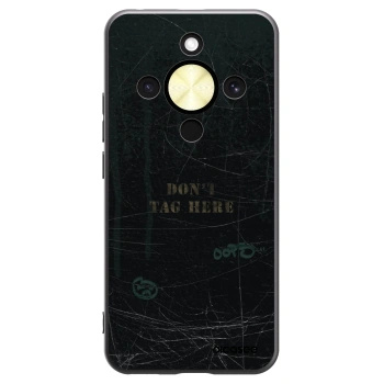 Picasee Μαύρη θήκη σιλικόνης για Honor Magic8 Lite 5G - DON´T TAG