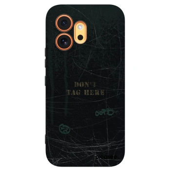 Picasee Μαύρη θήκη σιλικόνης για Honor 600 - DON´T TAG
