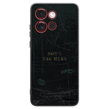 Picasee Μαύρη θήκη σιλικόνης για Motorola Edge 60 Neo 5G - DON´T TAG