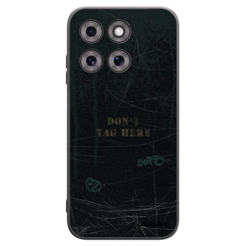 Picasee Μαύρη θήκη σιλικόνης για Motorola Moto G77 - DON´T TAG