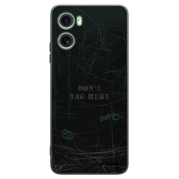 Picasee Μαύρη θήκη σιλικόνης για Motorola Moto G06 - DON´T TAG