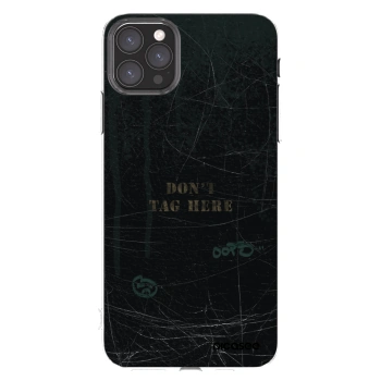 Picasee διαφανής θήκη σιλικόνης Apple iPhone 11 Pro Max - DON´T TAG