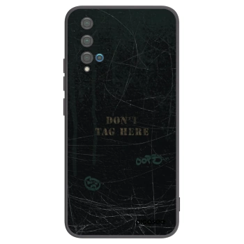 Picasee Μαύρη θήκη σιλικόνης για Huawei Nova 5T - DON´T TAG
