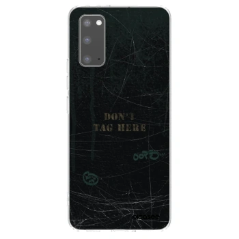 Picasee διαφανής θήκη σιλικόνης Samsung Galaxy S20 G980F - DON´T TAG