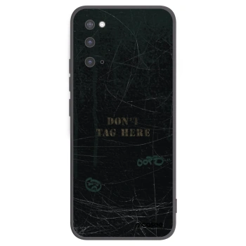 Picasee Μαύρη θήκη σιλικόνης για Samsung Galaxy S20 G980F - DON´T TAG