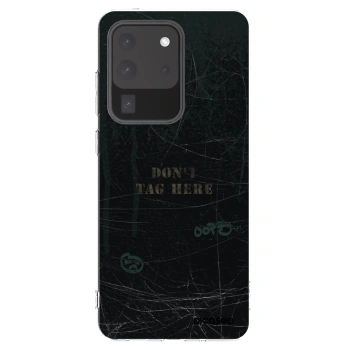 Picasee διαφανής θήκη σιλικόνης Samsung Galaxy S20 Ultra 5G G988F - DON´T TAG