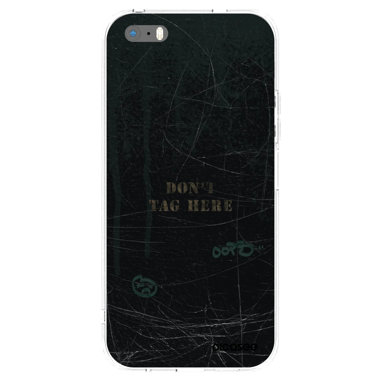 Picasee διαφανής θήκη σιλικόνης Apple iPhone 5/5S/SE - DON´T TAG
