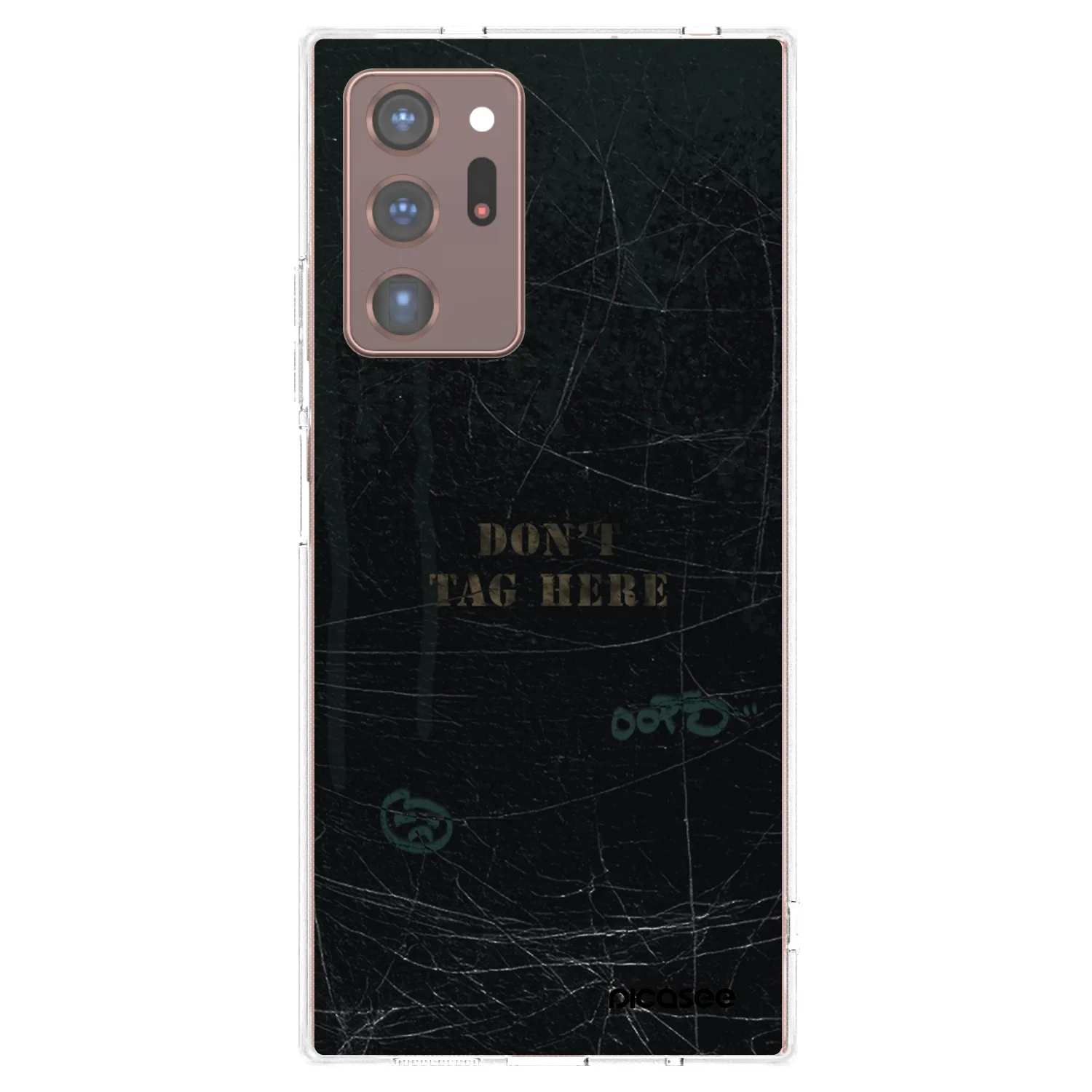 Picasee διαφανής θήκη σιλικόνης Samsung Galaxy Note 20 Ultra - DON´T TAG