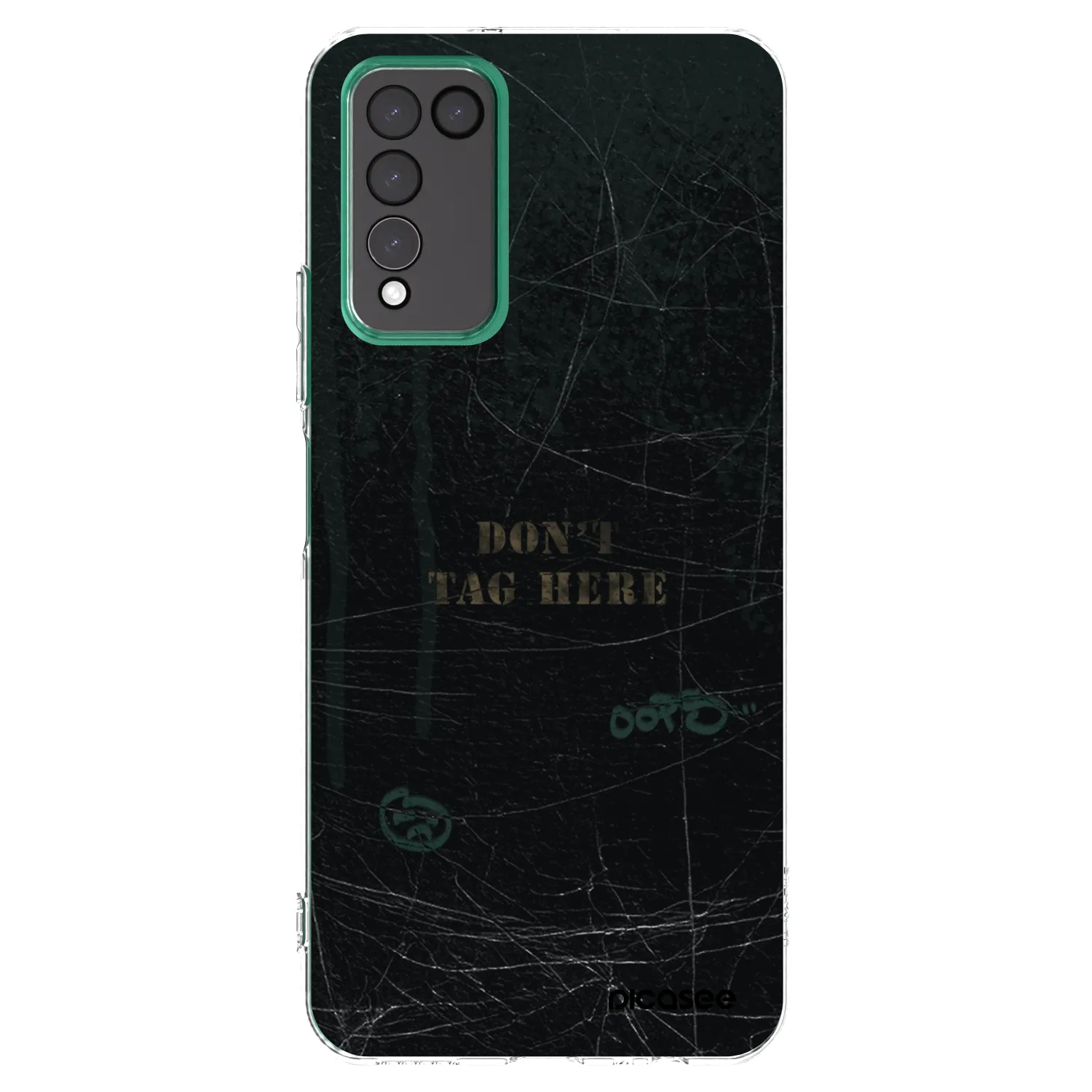 Picasee διαφανής θήκη σιλικόνης Honor 10X Lite - DON´T TAG