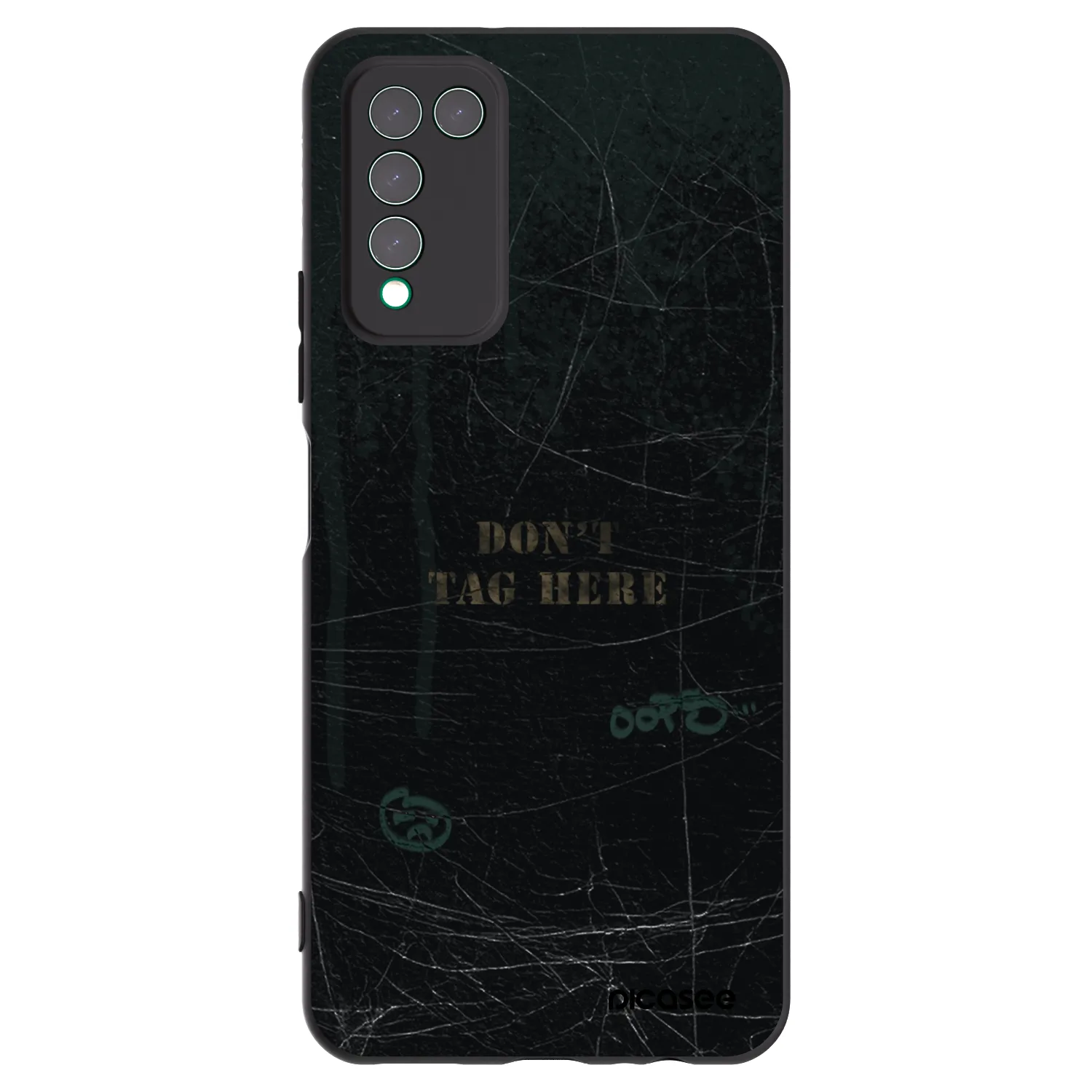 Picasee Μαύρη θήκη σιλικόνης για Honor 10X Lite - DON´T TAG