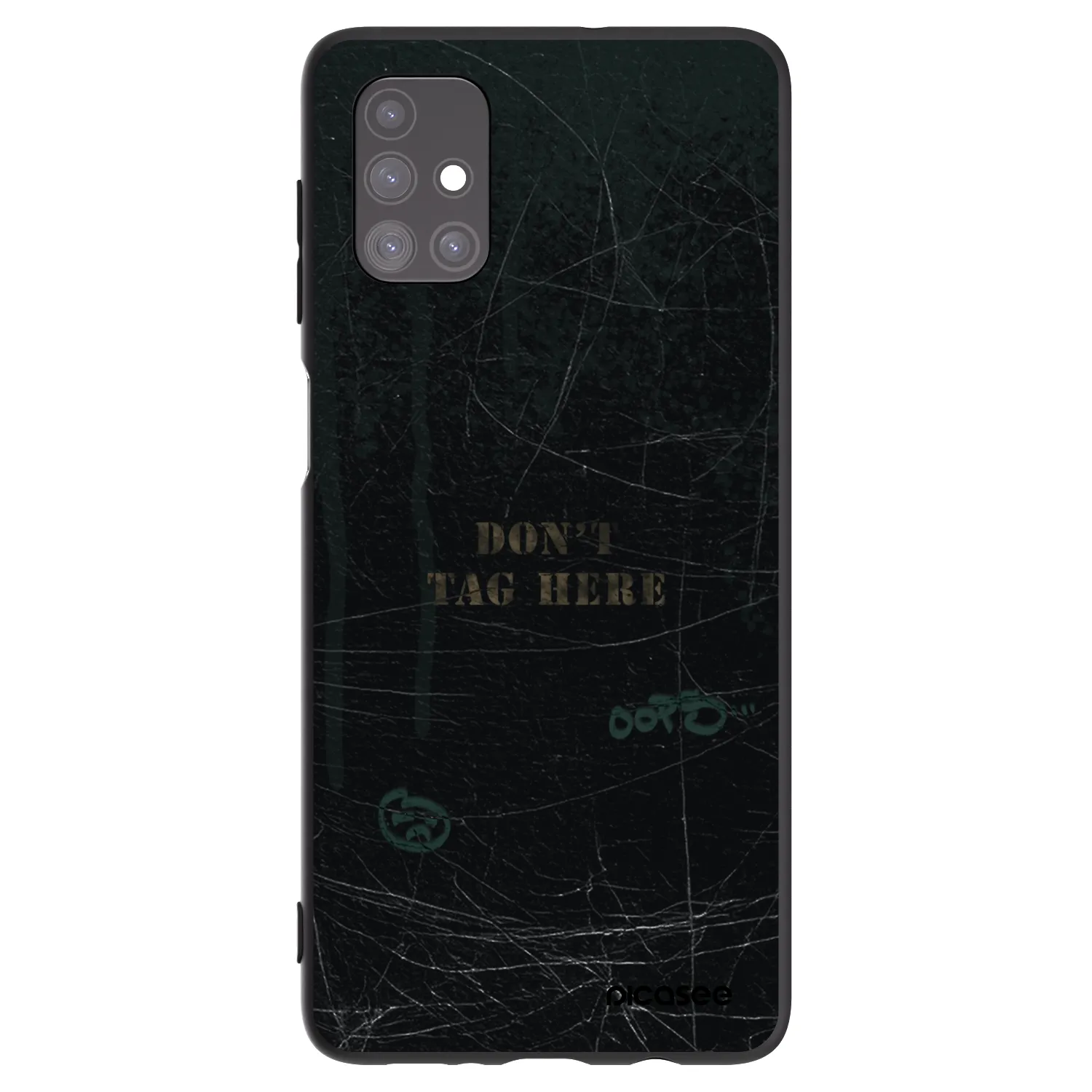 Picasee Μαύρη θήκη σιλικόνης για Samsung Galaxy M51 M515F - DON´T TAG