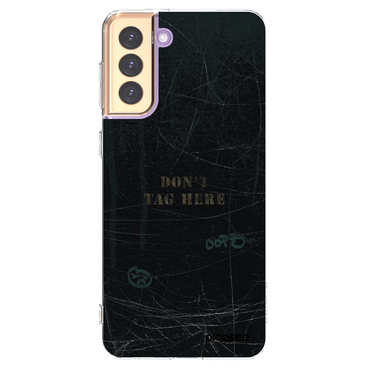 Picasee διαφανής θήκη σιλικόνης Samsung Galaxy S21+ 5G G996F - DON´T TAG