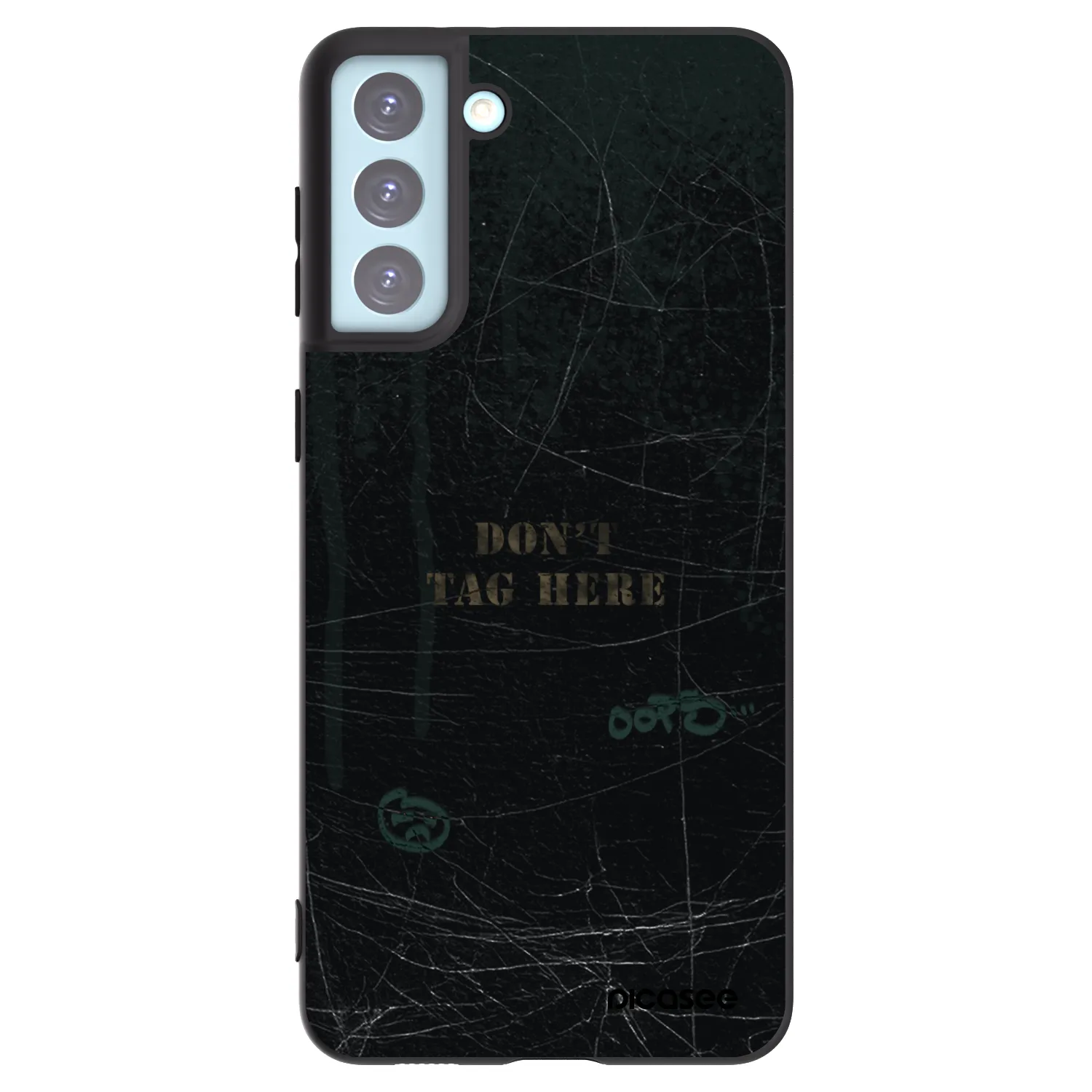 Picasee Μαύρη θήκη σιλικόνης για Samsung Galaxy S21+ 5G G996F - DON´T TAG