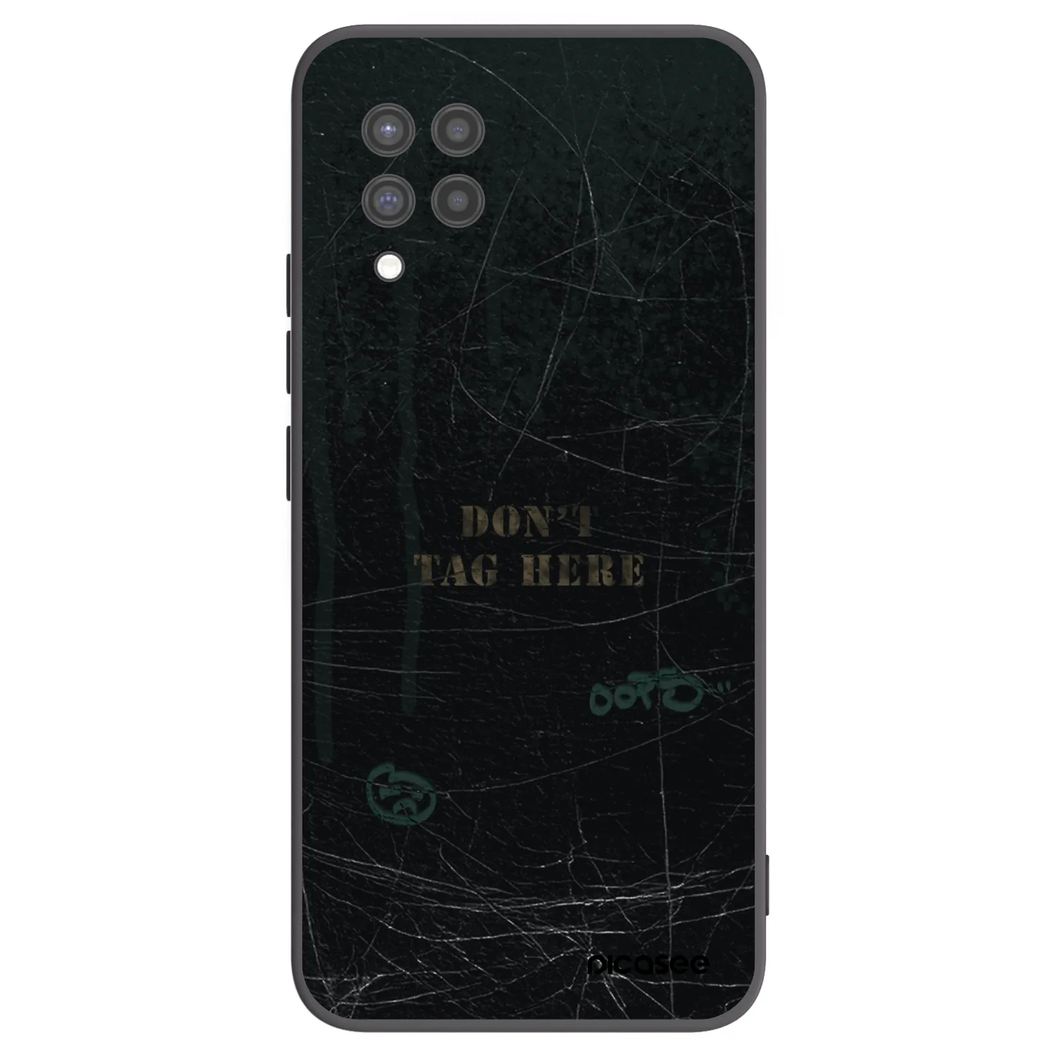 Picasee Μαύρη θήκη σιλικόνης για Samsung Galaxy A42 A426B - DON´T TAG