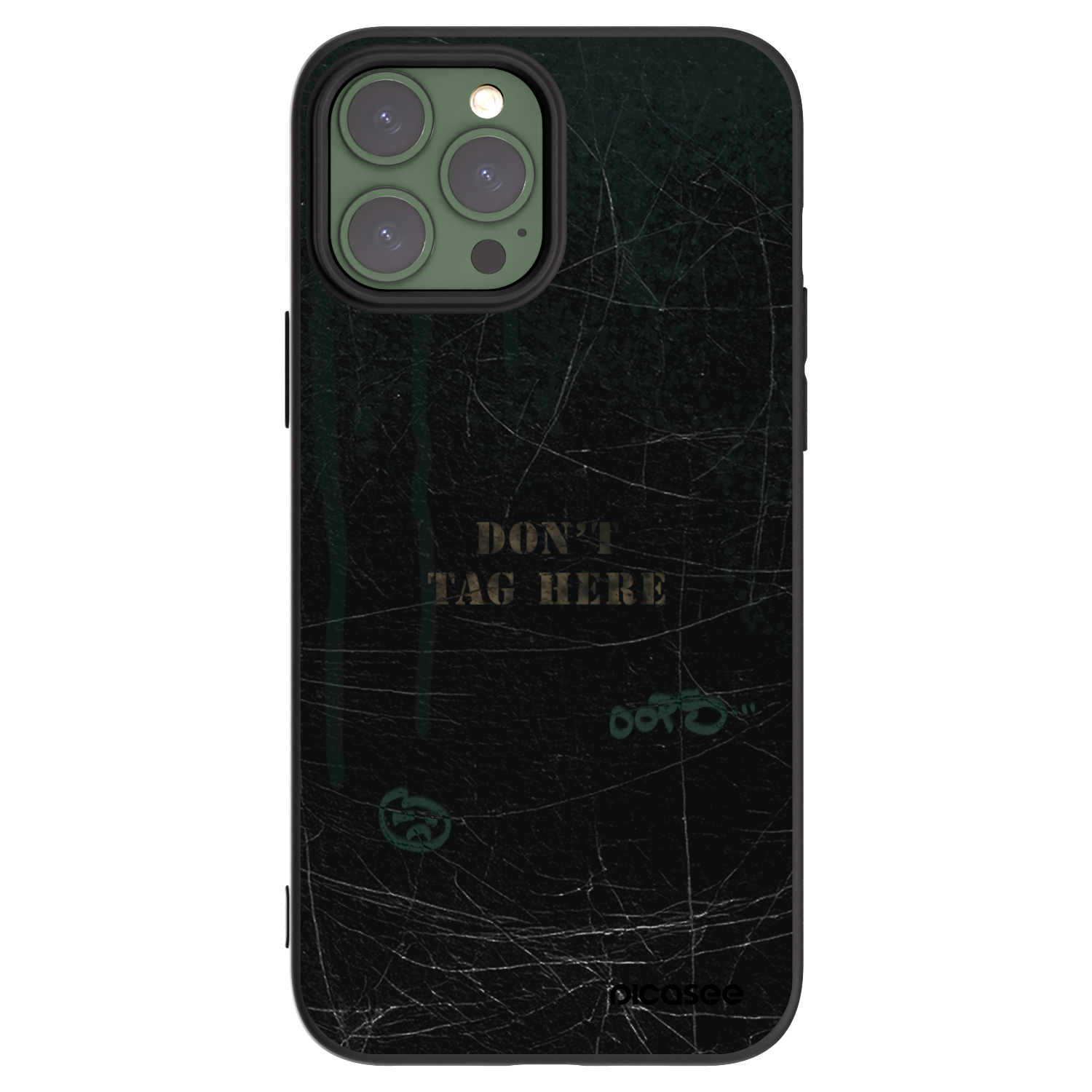 Picasee Μαύρη θήκη σιλικόνης για Apple iPhone 13 Pro Max - DON´T TAG