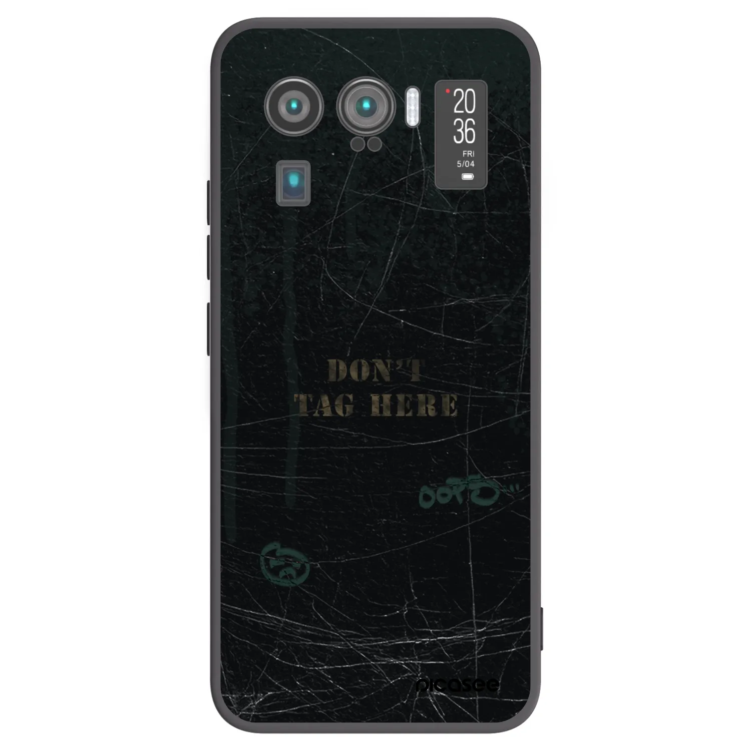 Picasee Μαύρη θήκη σιλικόνης για Xiaomi Mi 11 Ultra - DON´T TAG