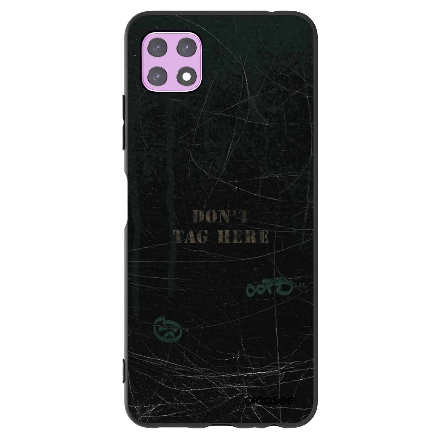 Picasee Μαύρη θήκη σιλικόνης για Samsung Galaxy A22 A226B 5G - DON´T TAG