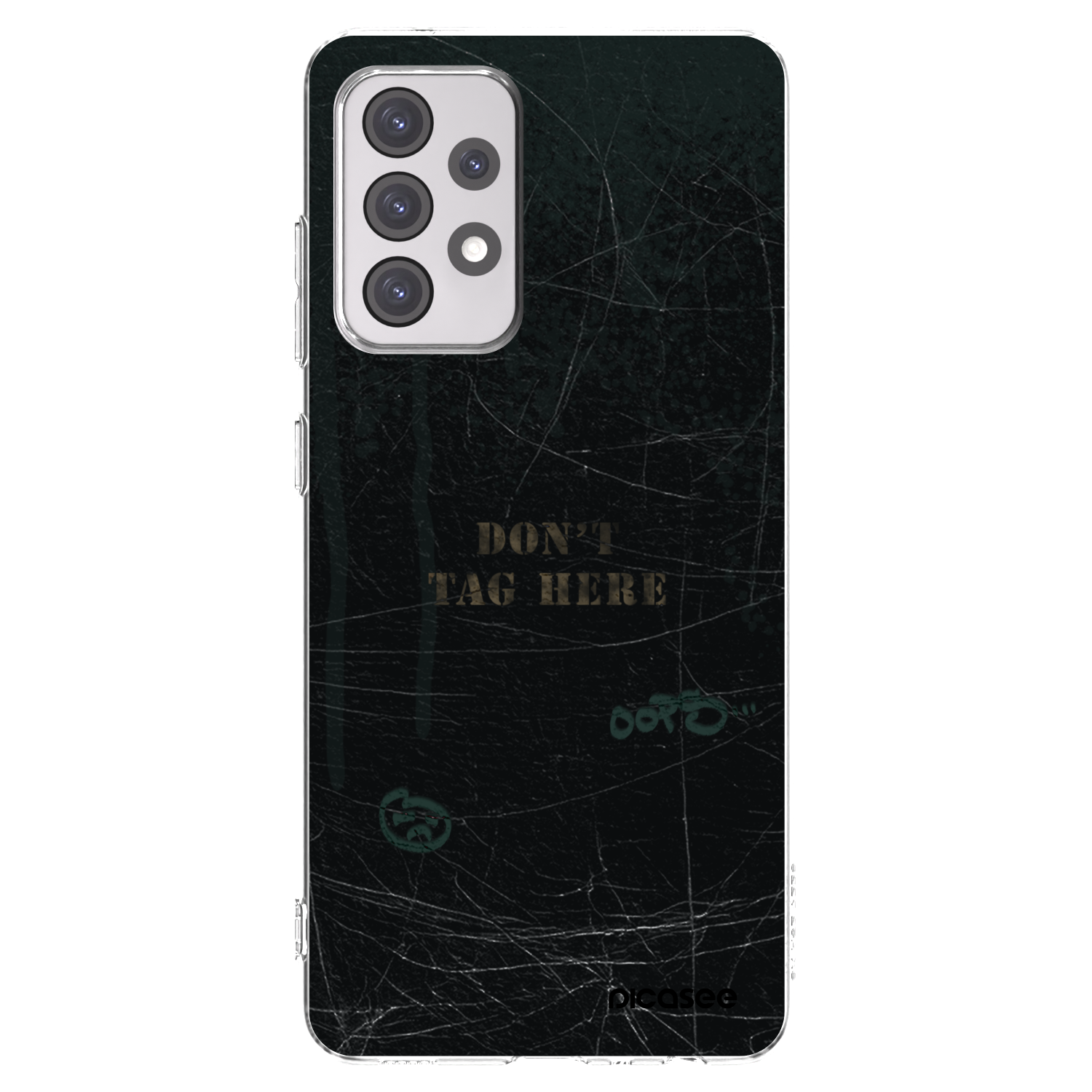 Picasee διαφανής θήκη σιλικόνης Samsung Galaxy A52s 5G A528B - DON´T TAG