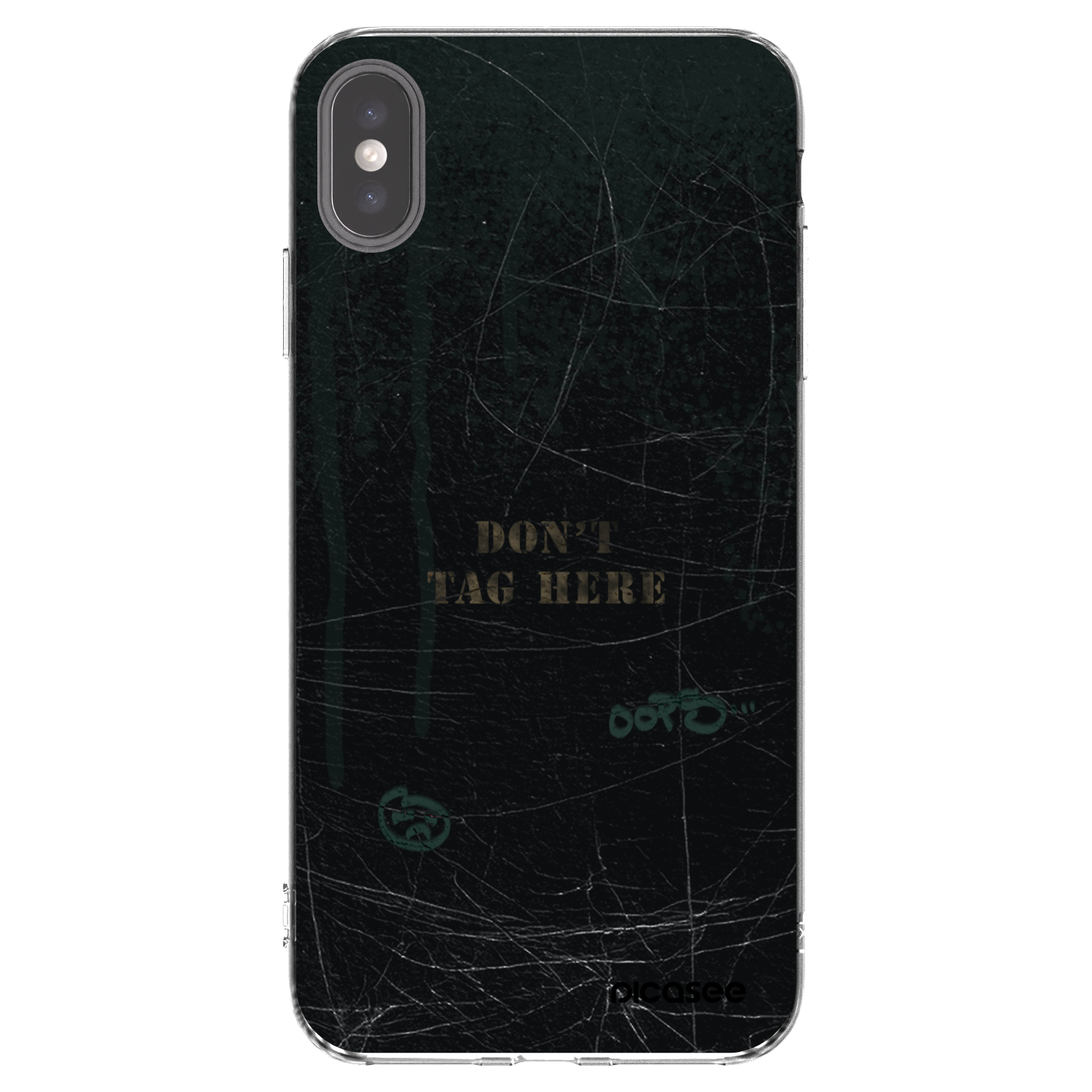 Picasee διαφανής θήκη σιλικόνης Apple iPhone XS Max - DON´T TAG