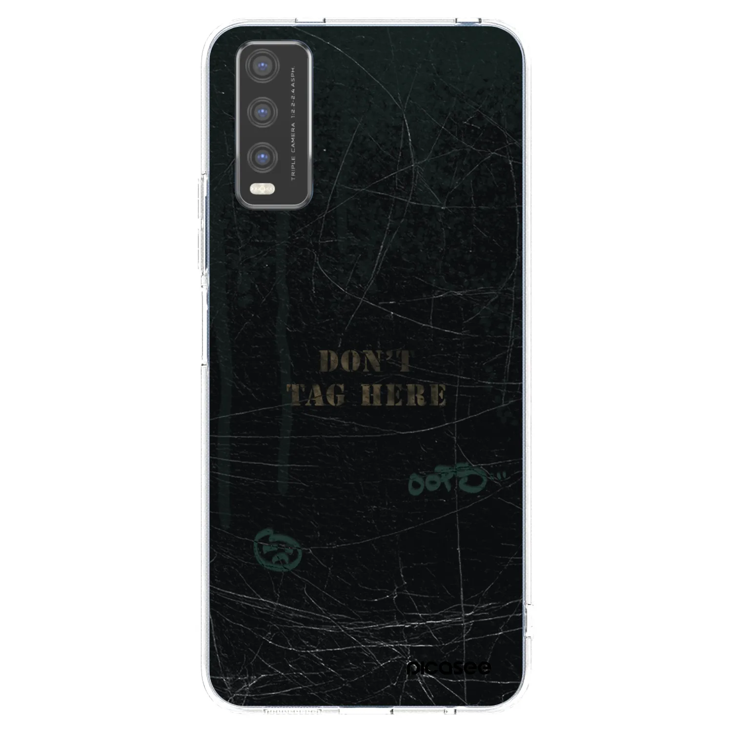 Picasee διαφανής θήκη σιλικόνης Vivo Y20s - DON´T TAG