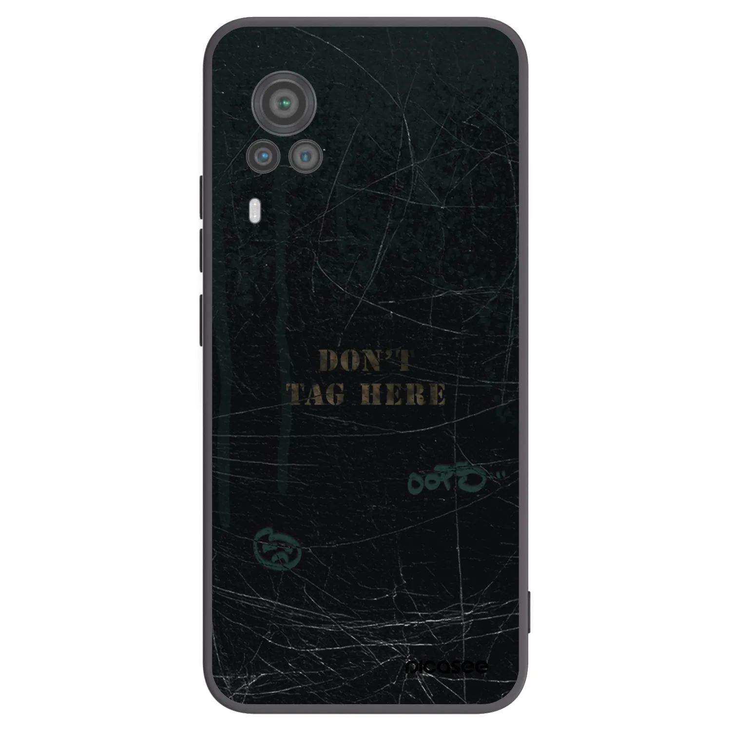 Picasee Μαύρη θήκη σιλικόνης για Vivo X60 Pro 5G - DON´T TAG