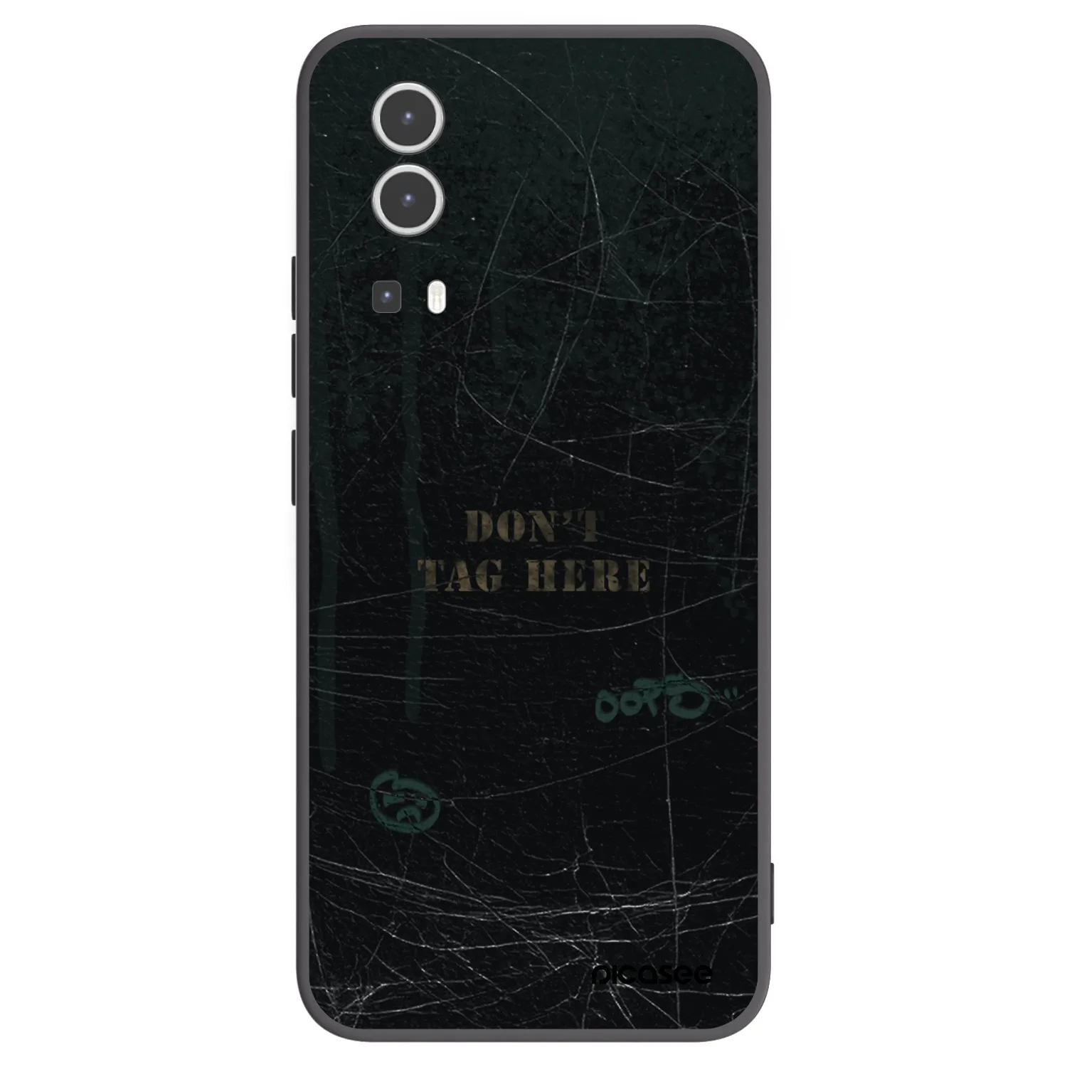 Picasee Μαύρη θήκη σιλικόνης για Vivo Y72 5G - DON´T TAG