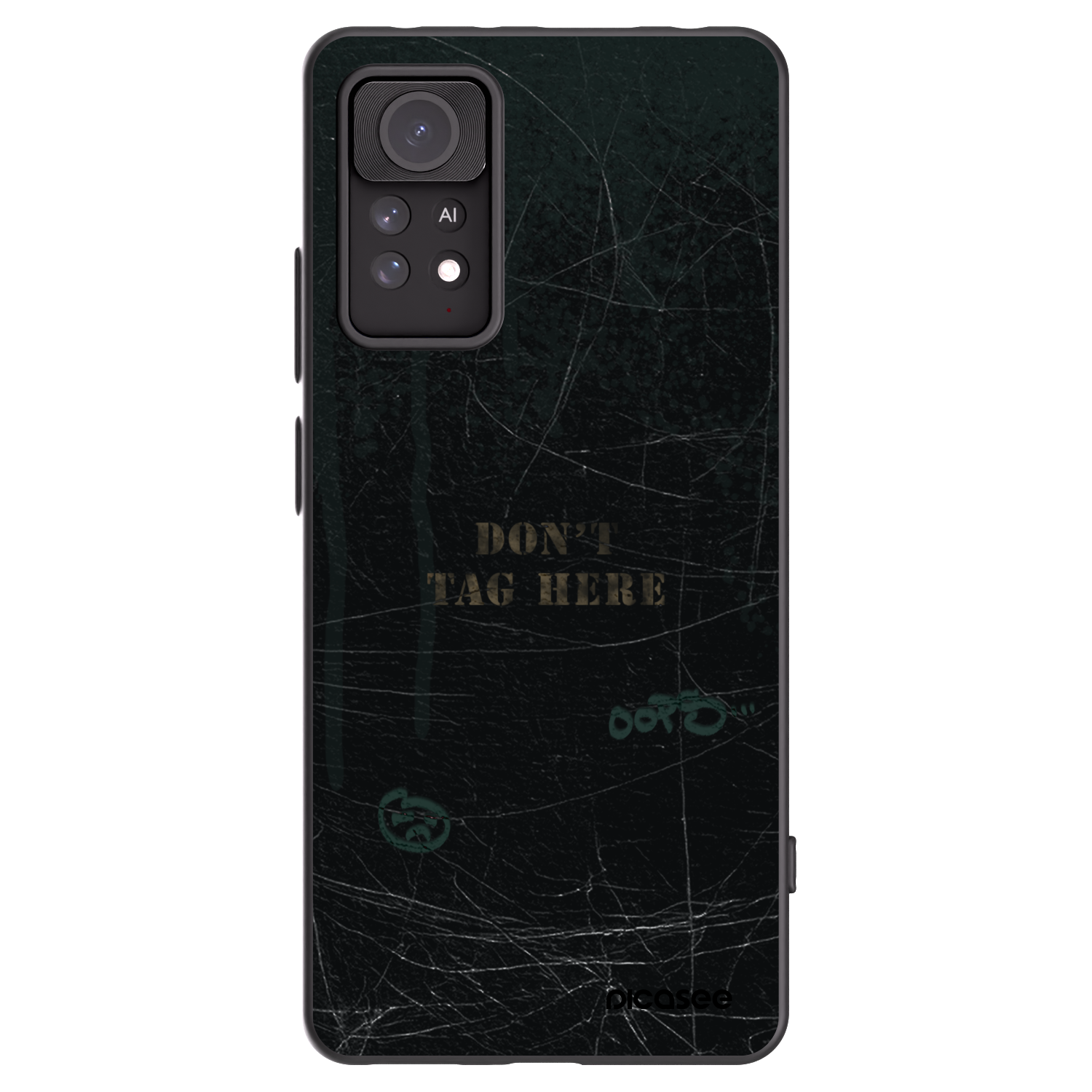 Picasee Μαύρη θήκη σιλικόνης για Xiaomi Redmi Note 11 Pro - DON´T TAG