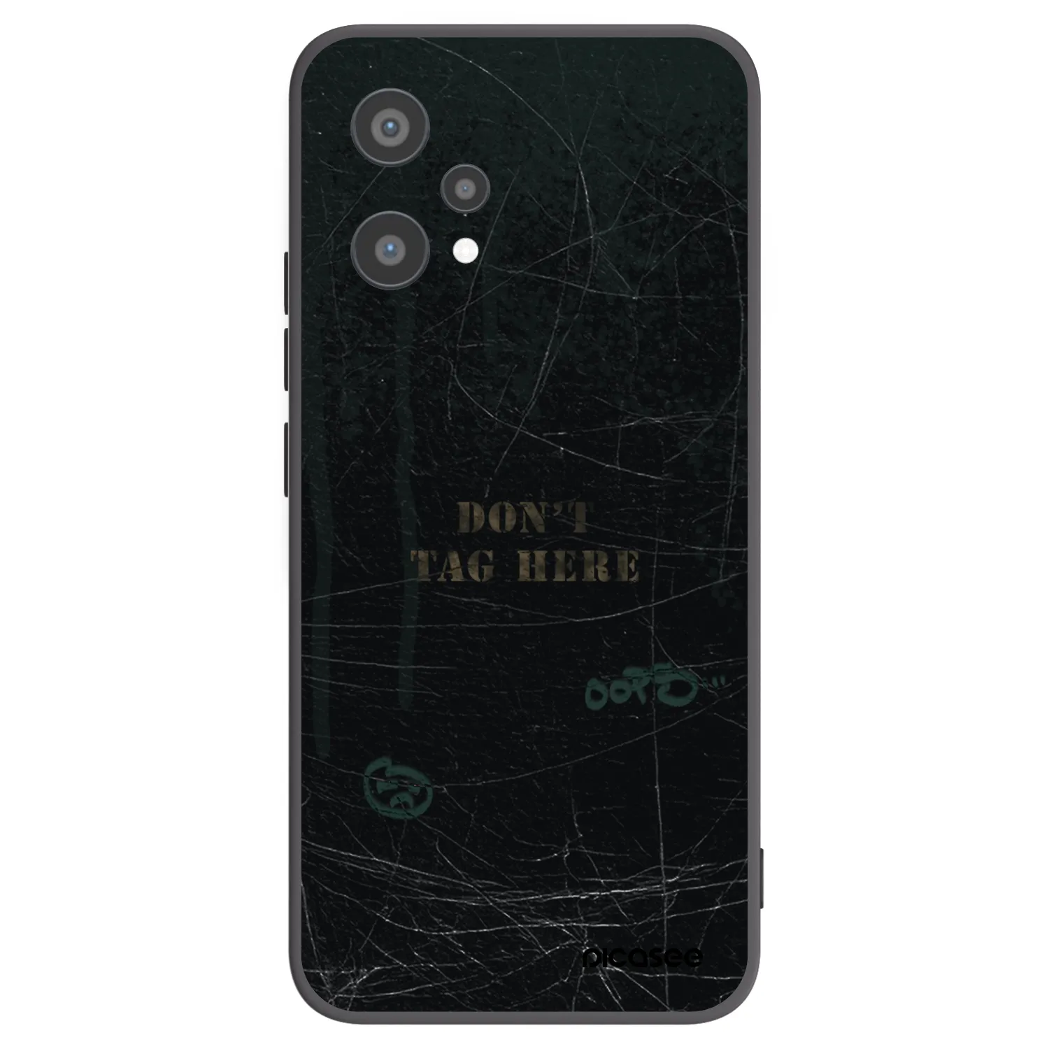 Picasee Μαύρη θήκη σιλικόνης για Realme 9 Pro 5G - DON´T TAG