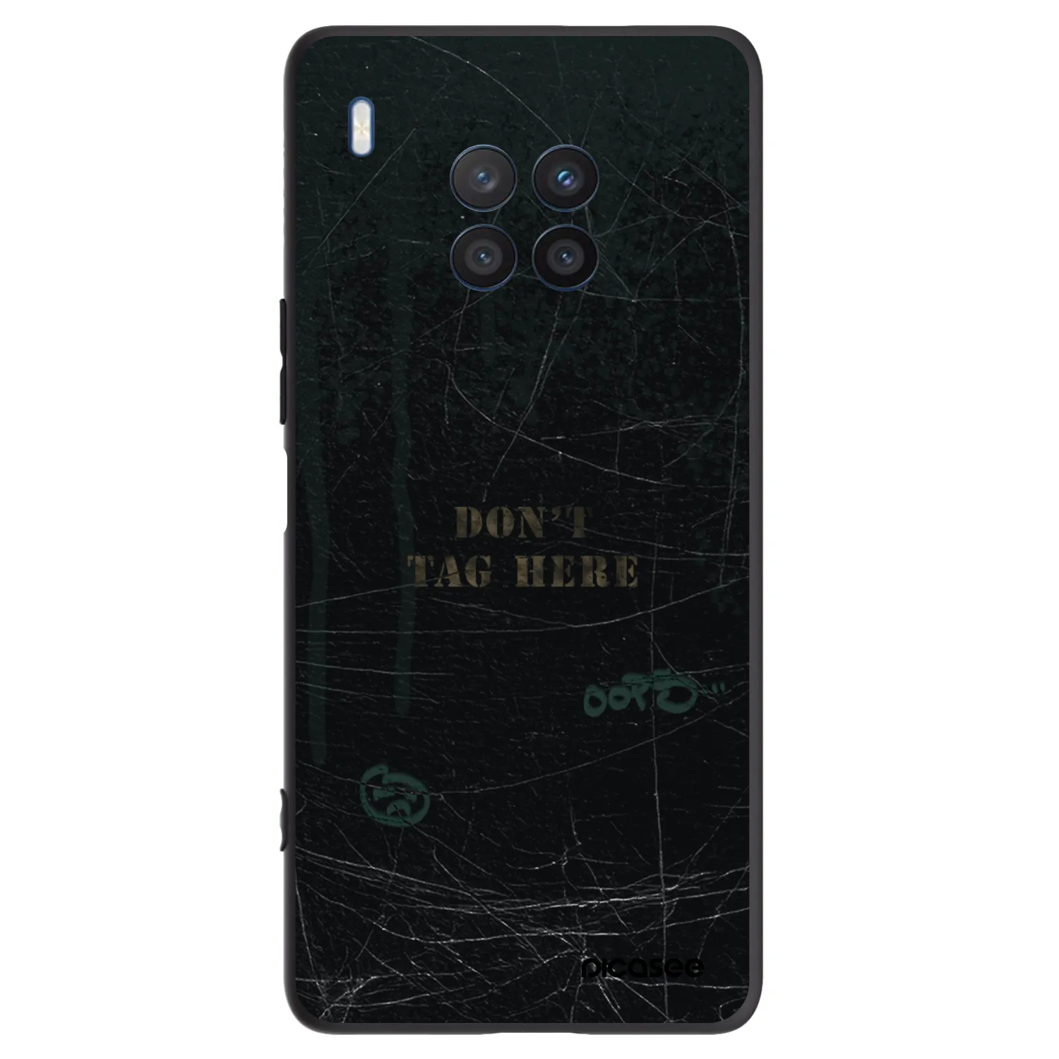 Picasee Μαύρη θήκη σιλικόνης για Honor 50 Lite - DON´T TAG