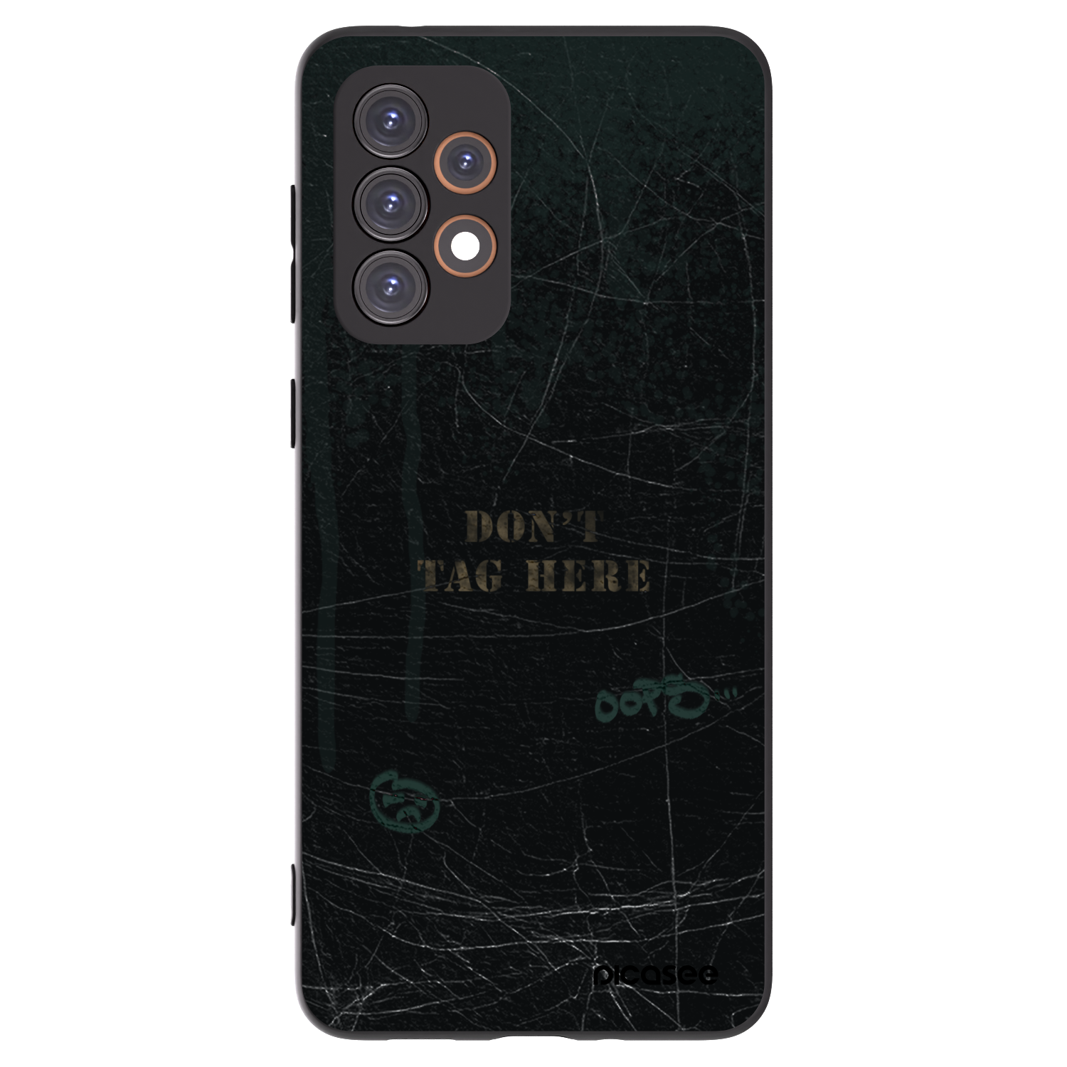 Picasee Μαύρη θήκη σιλικόνης για Samsung Galaxy A33 5G A336 - DON´T TAG