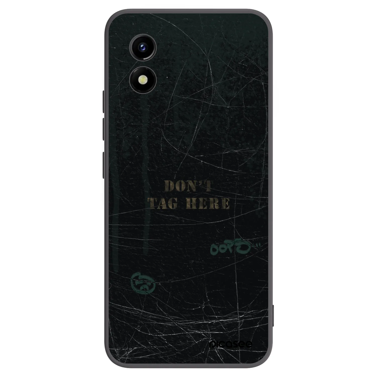 Picasee Μαύρη θήκη σιλικόνης για Vivo Y01 - DON´T TAG