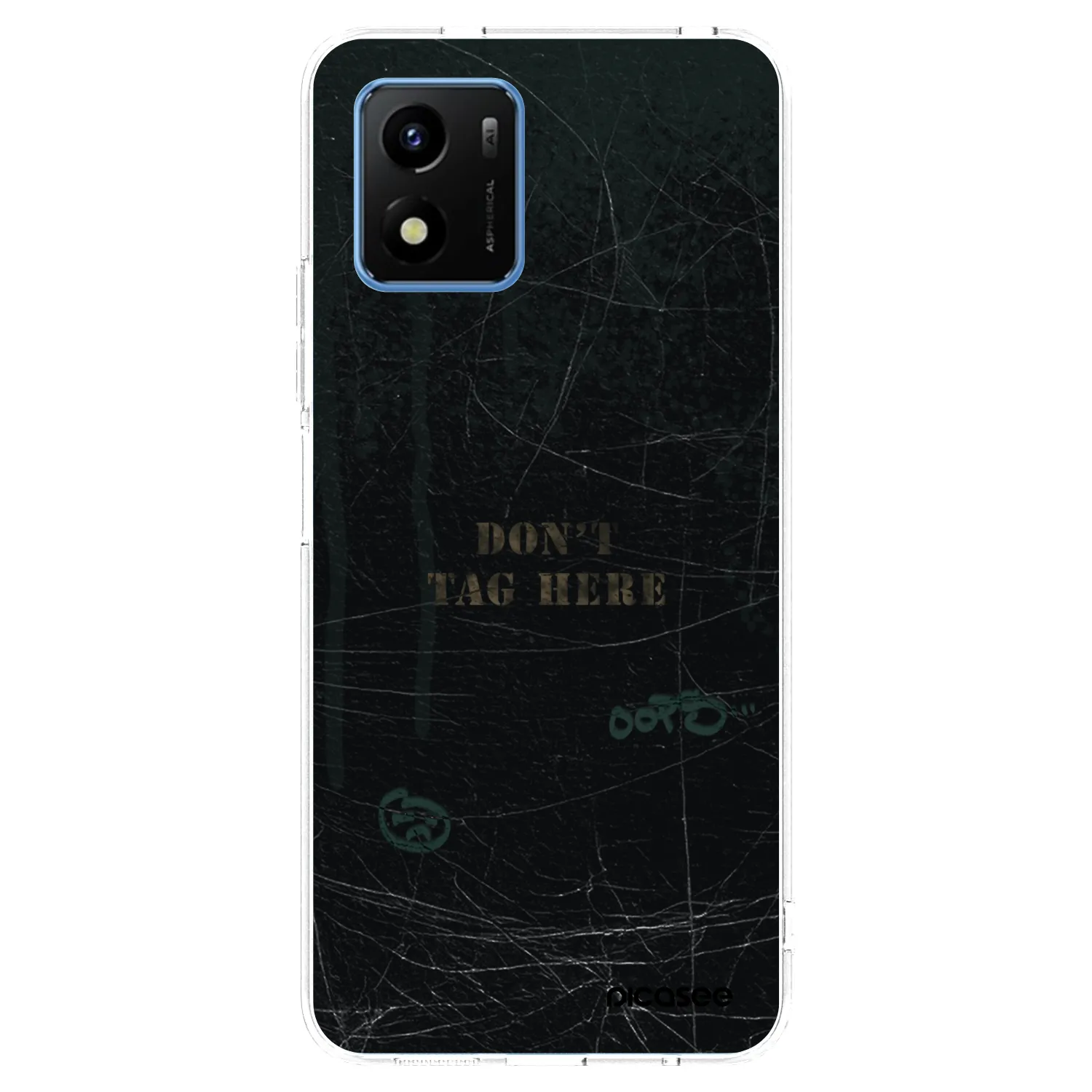 Picasee διαφανής θήκη σιλικόνης Vivo Y01 - DON´T TAG